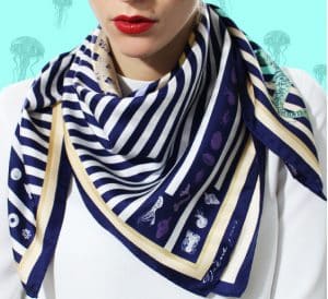 IRENE PARIS foulard en soie