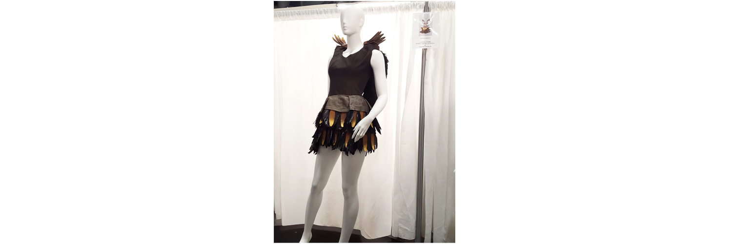 Salon du chocolat 2018 SOLENE MARTIN robe en chocolat